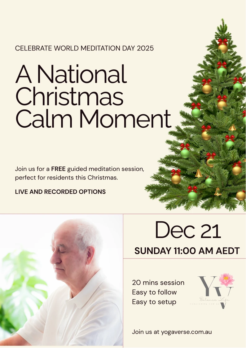 National Christmas Calm Meditation - Senior Yoga Event
