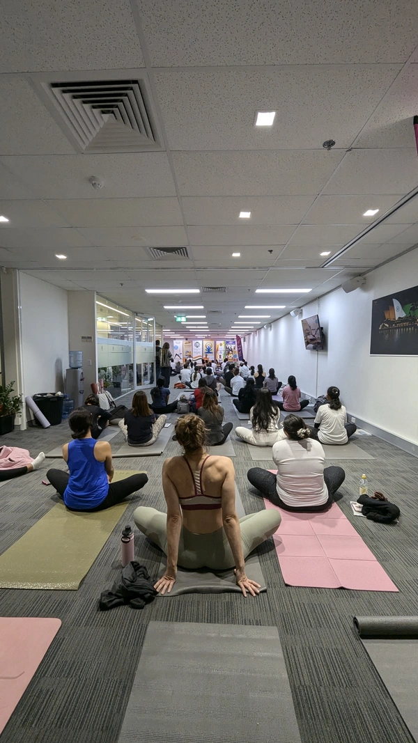 Yogaverse instructor smiling