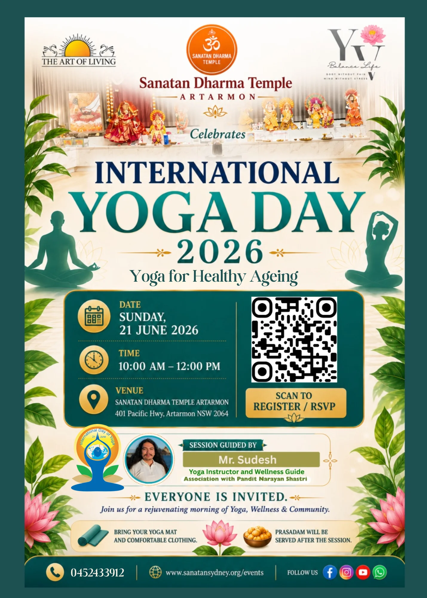 International Yoga Day 2026 - Artarmon